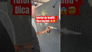 Tutorial de Grafite 🤯 efeito brilho tutorial dicasincriveis comofazer graffiti shorts grafite [upl. by Winthrop973]