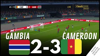 AFCON2023 GAMBIE 23 CAMEROUN  Résumé • Simulation et loisirs de jeux vidéo [upl. by Westney916]