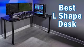 7 L Shaped Desk for a Minimal Desktop Setup [upl. by Llerdnam]