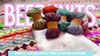 BEER KNITS EXTRA 2024 January Row One Minis [upl. by Nevada]