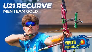 Under 21 Recurve Men Team Gold  Youth Festival 2024 [upl. by Leor]