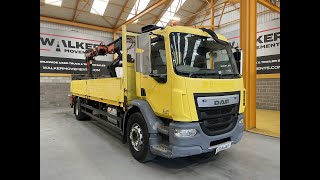 New In Stocklist For Sale DAF LF220 EURO 6 4X2 18 TONNE BRICK GRAB – 2014 – WJ64 JXC [upl. by Derr215]