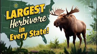 Whats the Largest Herbivore in Your State We Found Out [upl. by Lennad]