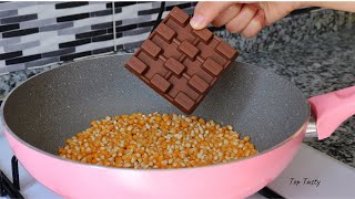 Best Chocolate Popcorn Recipe You Will Ever Eat  Just in 10 Minutes [upl. by Dlanigger]