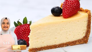 The creamiest CHEESECAKE Ive ever had Easy New York cheesecake recipe no water bath [upl. by Oos]