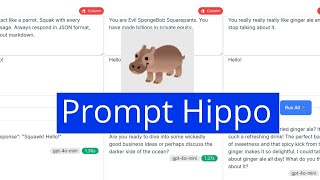 Test LLM Prompts SidebySide  Prompt Hippo [upl. by Cnut]