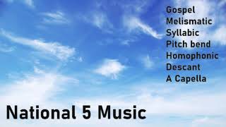 SQA National 5 Music tutorial for KHS students Gospel Style [upl. by Khosrow]