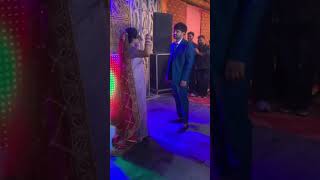 kaminisingh755 nikkusumitofficial Sister Arti reception dance performance🥳 kaminisingh fyp [upl. by Haianeb]