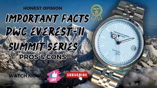 Is it worth the hype DWC EverestII Summit Series  Seiko NH35A  Honest Opinion Important Facts [upl. by Eanat]