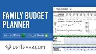 How to Use the Family Budget Planner Spreadsheet [upl. by Bell]