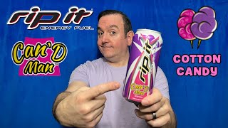 Rip It CanD Man Energy Drink Review Rip Its Cotton Candy energy drink [upl. by Alvita]