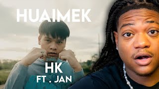 Young Bopete Reacts to HK  ห้วยเม็ก Huaimek ft Jan Music Video American Reaction [upl. by Ynneg]