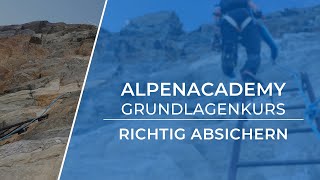 RICHTIG SICHERN  Was am Klettersteig schiefgehen kann  Klettersteig Grundlagenkurs [upl. by Mariejeanne229]