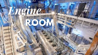 Steam Turbine  LNG Ship Engine Room Video Tour [upl. by Puduns]