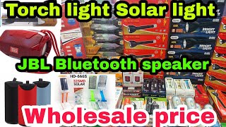 Solar light Emergency light Torch Light Dc Bulb Wholesale Price Rate [upl. by Conners]