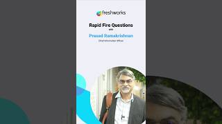 What does it take to be a CIO Freshworks Talks with Prasad Ramakrishnan [upl. by Terrijo3]