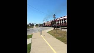 Steam Locomotive 2248 blows its whistle [upl. by Marney]