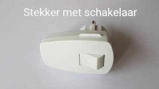 DIY Stekker met schakelaar [upl. by Llerrot732]