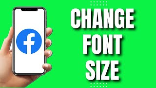 How to Change Font Size in Facebook 2023 [upl. by Reivaz]