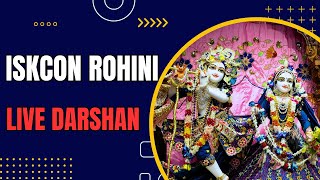 ISKCON ROHINI Live Darshan Aarti 080824 [upl. by Aerdnael]