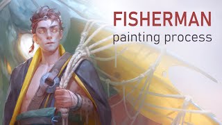 【Speedpaint】Fisherman [upl. by Leihcey]