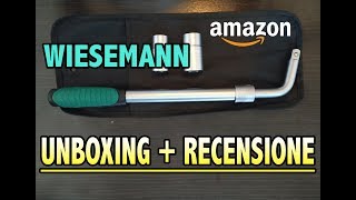 ATTREZZI UTILI CHIAVE WIESEMANN TELESCOPICA PER RUOTE AUTO  UNBOXING  RECENSIONE [upl. by Nesaj154]