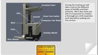 Online Forklift Training Preview Stand Up [upl. by Yeorgi]