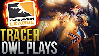 BEST PRO TRACER MOMENTS OVERWATCH LEAGUE  OVERWATCH MONTAGE [upl. by Randell]