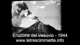 Angri 1944 Eruzione del Vesuvio San Giovanni Battista per le strade della città [upl. by Arraet627]