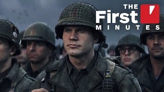 The First 15 Minutes of Call of Duty WW2 SinglePlayer Campaign Captured in 4K [upl. by Piks881]