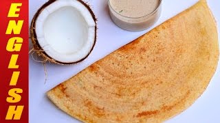 ★ Dosa Recipe  How to make Rice Dosa  Breakfast Recipes [upl. by Atekahs]