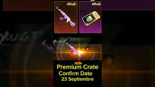 Premium Crate Confirm Date 23 Septiembre  New Premium Crate confirm date  Next Premium pubgmobile [upl. by Mahmoud]