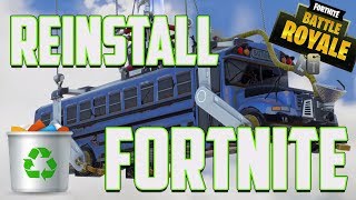 How to Uninstall Fortnite on PC to fix issues  then Reinstall [upl. by Naylor683]