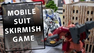 Mobile Suit Skirmish Game  Introduction to a fun use of Gunpla [upl. by Hollis]