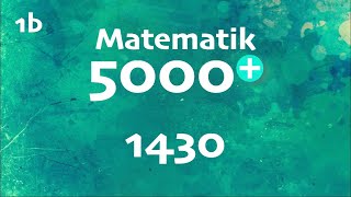 Matematik 5000 1b 1430 [upl. by Dyrraj]