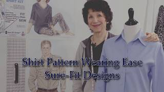 Wearing Ease in the Shirt Pattern  SureFit Designs [upl. by Nadnarb359]