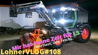 LohnerVLOG108 Maschinen einwintern I Fendt Xylon trägt Dücker zu Bett I Audi Allroad Luftfahrwerk [upl. by Wescott]