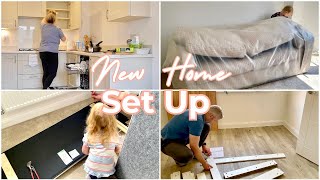 Setting Up Our Home After A Fire  New Home Set Up [upl. by Aisatna]