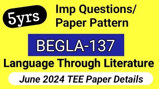 IGNOU BEGLA137  Important questions with explanations begla137 [upl. by Valtin]