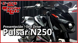 Nueva PULSAR N250  Test Drive  TOP SPEED  Bajaj  Warrior En Moto  226 [upl. by Sivlek]