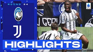 AtalantaJuventus 02  Juve secure second place Goals amp Highlights  Serie A 202223 [upl. by Ahsenek849]