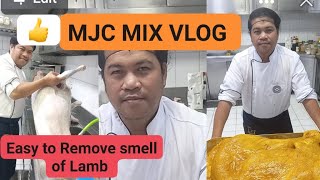 MJC MIX VLOG HOW TO CLEAN AND REMOVE THE SMELLY SMELL OF THE LAMB trending [upl. by Boyes524]