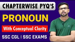 SSC English Classes  SSC CGL  Chapterwise PYQs  Pronoun  SSC CGL English 2024 [upl. by Fita]