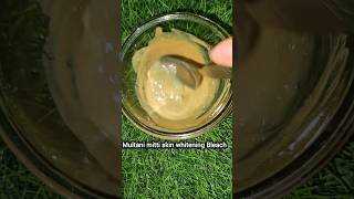 Multani mitti for skin whiteningNatural Bleach to remove Pigmentation shorts skincare youtube [upl. by Kcirtapnhoj]