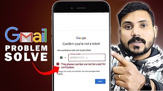 Fix This Phone Number Cannot be Used for Verification  Gmail Number Verification Problem Solve [upl. by Odilia414]
