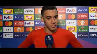 Jamal Musiala Post Match Interview Bayern Munich vs Real Madrid 22 [upl. by Coben]