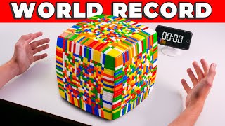 I Solve the Biggest Rubik’s Cube on the planet 21x21 [upl. by Enicar]