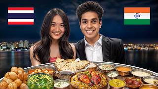 Thai Crush Try Indian Food For The First Time [upl. by Halyak]