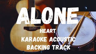 ALONEHEART KARAOKE ACOUSTICBACKING TRACK [upl. by Yehc960]