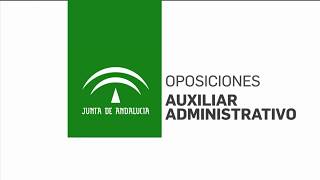 Preguntas de examen oposiciones Auxiliar Administrativo Junta de Andalucia [upl. by Fey912]